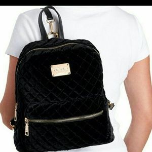 BeBe Velvet Quilted Backpack *NEW/UNUSED*